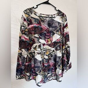 Ke Ke Linen/cotton Blend Women’s Size M Tunic Top